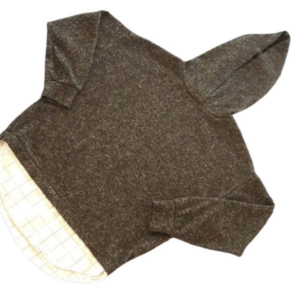 size 8 girls black long sleeve Hoodie shirt - Picture 1 of 6